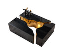 Dream Wood Black/Gold 3-Piece Coffee Table