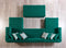 Lauren Green Velvet Double Chaise Sectional [ETA: 5/10]