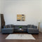 Grayson Gray Linen Double Chaise Sectional