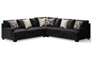 Lavernett Charcoal 3-Piece Sectional - SET | 5960366 | 5960367 | 5960377 - Nova Furniture