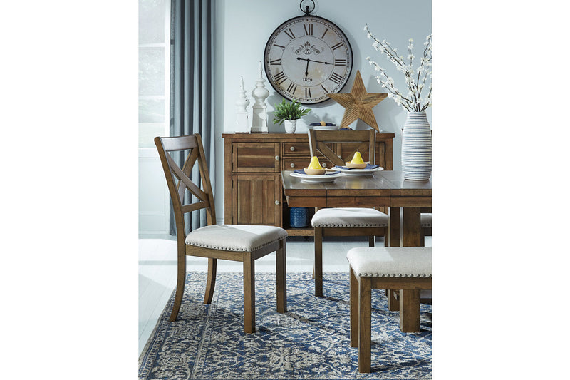 Moriville Grayish Brown Dining Extension Table - D631-45 - Nova Furniture