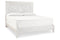 Paxberry Whitewash King Panel Bed - SET | B181-56 | B181-58 - Nova Furniture