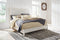 Paxberry Whitewash King Panel Bed - SET | B181-56 | B181-58 - Nova Furniture