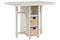 Robbinsdale Antique White 5-Piece Counter Height Set - D623-223 - Nova Furniture