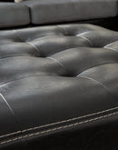 [SPECIAL] Jacurso Charcoal Oversized Ottoman - 9980408 - Nova Furniture