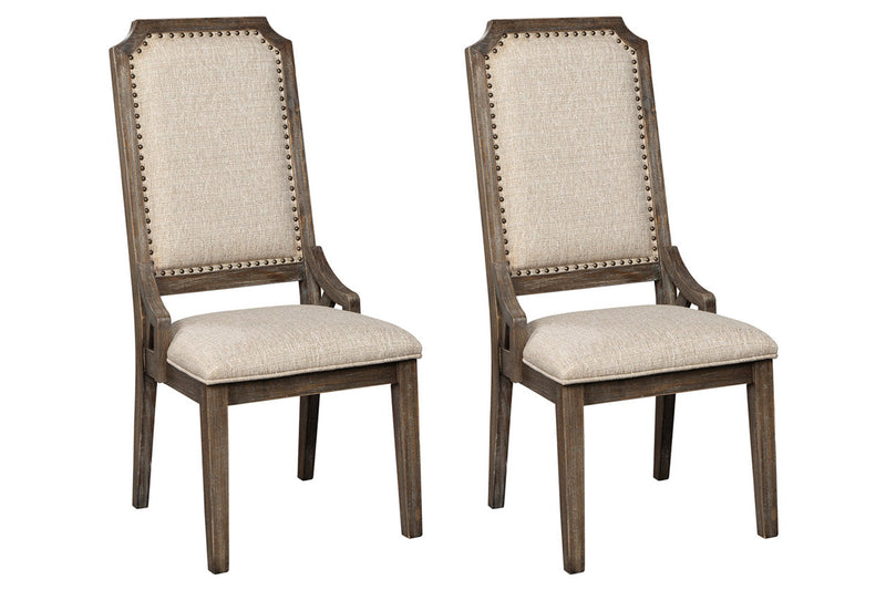 Wyndahl Rustic Brown Dining Chair, Set of 2 - D813-02 - Nova Furniture