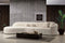Cloe Ivory Boucle Curved LAF Sectional