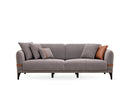 Linz Gray 3-Seater Sofa Bed