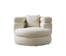 Larissa Ivory Boucle Accent Chair