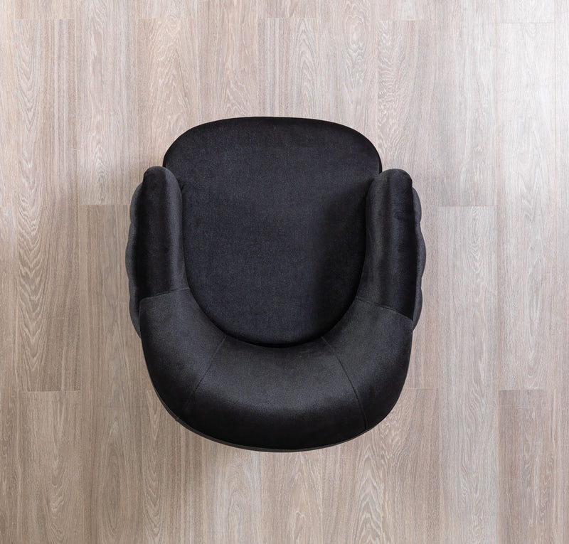 Victoria Black Velvet Chair [ETA: 10/20]