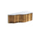Dream Wood WhiteGold 3-Piece Coffee Table