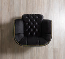 Daphne Black Velvet Chair