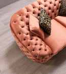 Lupino Orange Velvet Sofa & Loveseat [ETA: 4/15]