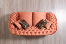 Lupino Orange Velvet Sofa & Loveseat [ETA: 4/20]