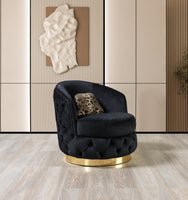 Lupino Black Velvet Chair [ETA: 5/10]