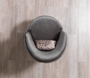 Lupino Gray Velvet Chair