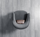Victoria Gray Velvet Chair