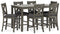 Caitbrook Gray 7-Piece Counter Height Set - D388-423