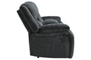 Draycoll Slate Reclining Loveseat with Console - 7650494