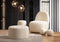 Cloe Ivory Boucle Accent Chair