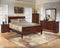 Alisdair Dark Brown Sleigh Bedroom Set - SET | B376-81 | B376-96 | B376-92 | B376-46 - Nova Furniture
