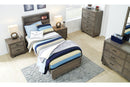 Arnett Gray Twin Bookcase Bed - SET | B552-53 | B552-83 - Nova Furniture