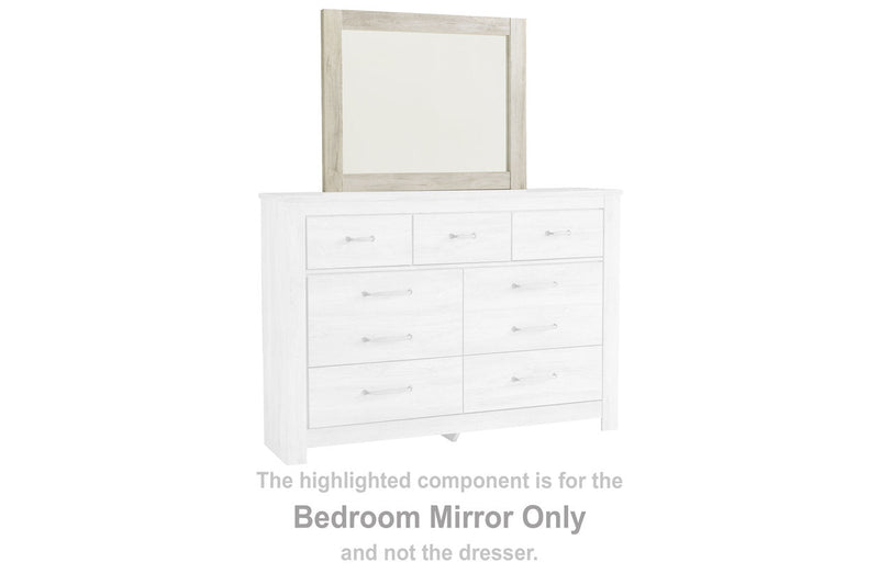 Bellaby Whitewash Bedroom Mirror (Mirror Only) - B331-36 - Nova Furniture