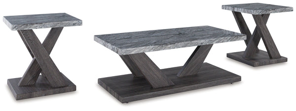 BENSONALE Brown/Gray Table, Set of 3 - T400-13 - Nova Furniture