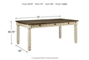Bolanburg Two-tone Dining Table - D647-25 - Nova Furniture