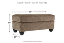 Braemar Brown Ottoman - 4090114 - Nova Furniture