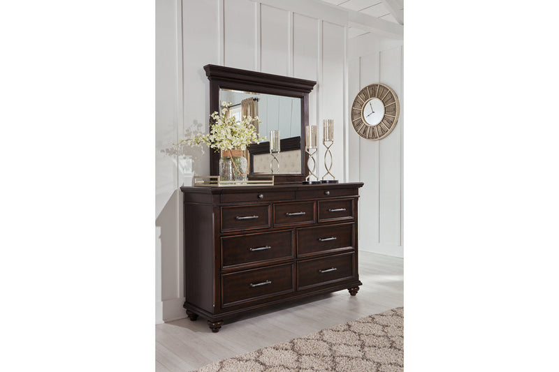 Brynhurst Dark Brown Bedroom Mirror (Mirror Only) - B788-36 - Nova Furniture