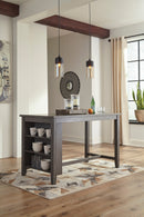 Caitbrook Gray 5-Piece Counter Height Set - SET | D388-13 | D388-124(2) - Nova Furniture