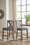 Caitbrook Gray 5-Piece Counter Height Set - SET | D388-13 | D388-124(2) - Nova Furniture