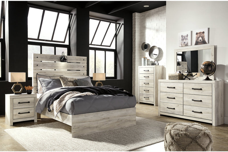 Cambeck Whitewash Full Panel Bed - SET | B192-84 | B192-86 | B192-87 - Nova Furniture
