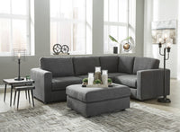 Candela Charcoal 4-Piece Sectional - SET | 9190246 | 9190264 | 9190265 | 9190277 - Nova Furniture