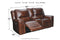 Catanzaro Mahogany Power Reclining Loveseat - U8300418 - Nova Furniture