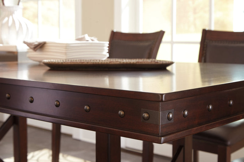 Collenburg Dark Brown Counter Height Dining Extension Table - D564-32 - Nova Furniture