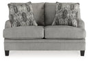 Davinca Charcoal Loveseat - 3520435 - Nova Furniture