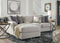 Dellara Chalk LAF Sofa Chaise - SET | 3210116 | 3210156 | 3210111 - Nova Furniture