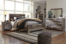 Derekson Multi Gray Queen Panel Bed - SET | B200-54 | B200-57 | B200-96 - Nova Furniture