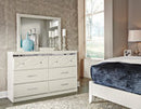 Dreamur Champagne Bedroom Mirror (Mirror Only) - B351-36 - Nova Furniture