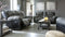 Earhart Slate Reclining Living Room Set - SET | 2910288 | 2910294 | 2910225 - Nova Furniture