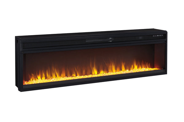 Entertainment Accessories Black Electric Fireplace Insert - W100-22 - Nova Furniture
