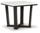 Fostead White/Espresso End Table - T770-2 - Nova Furniture