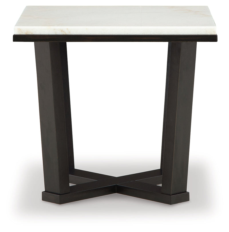 Fostead White/Espresso End Table - T770-2 - Nova Furniture