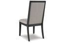 Foyland Light Gray/Black Dining Chair, Set of 2 - D989-01 - Nova Furniture