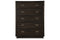 Hyndell Dark Brown Chest of Drawers - B731-46 - Nova Furniture