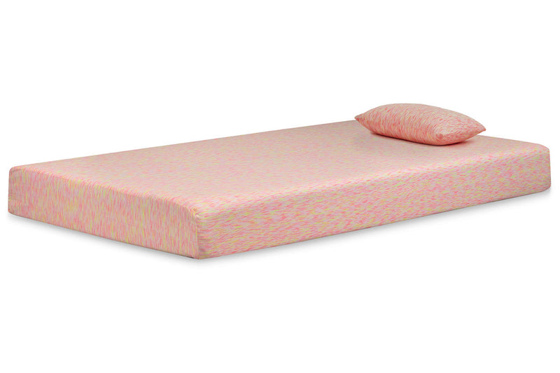 iKidz Pink Pink Twin Mattress and Pillow - M65911 - Nova Furniture