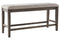 Johurst Grayish Brown/Beige Counter Height Bench - D762-09 - Nova Furniture