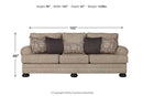 Kananwood Oatmeal Sofa - 2960338 - Nova Furniture